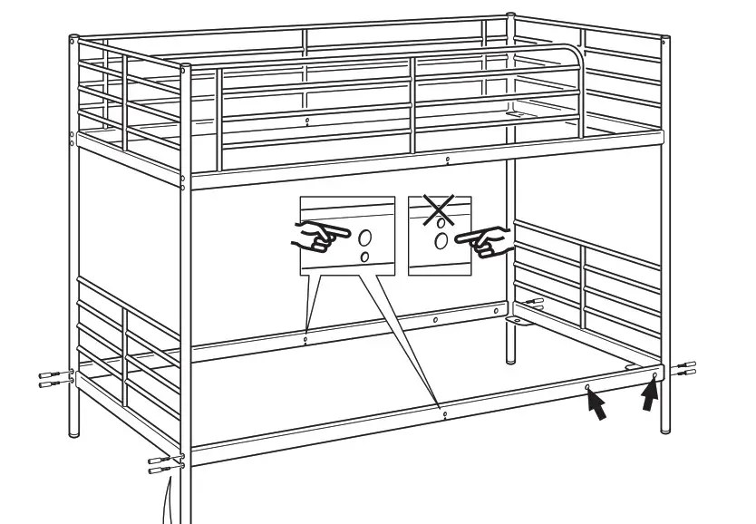 IKEA Loft Bed Frame manual ItsManual