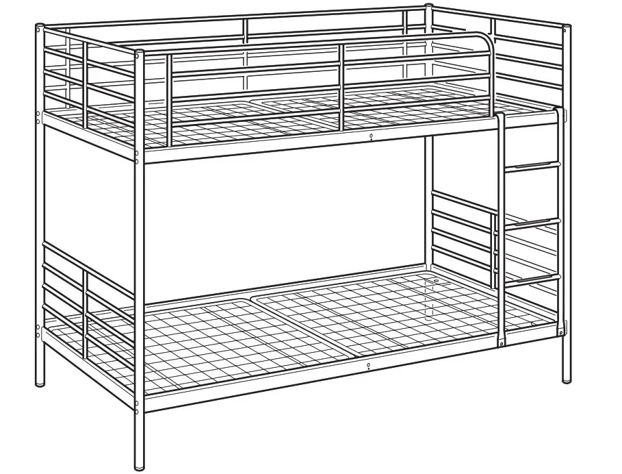 IKEA Loft Bed Frame manual ItsManual