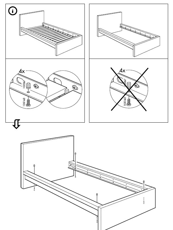 IKEA MALM Bed Frame manual ItsManual