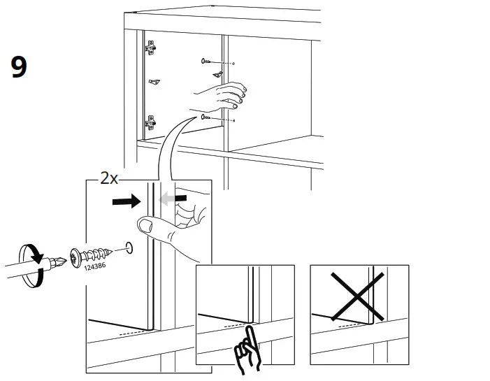 IKEA KALLAX Insert with Glass Door Manual ItsManual