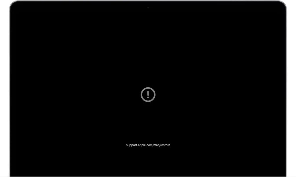 If your Mac starts up to an exclamation point in a circle Manual ItsManual