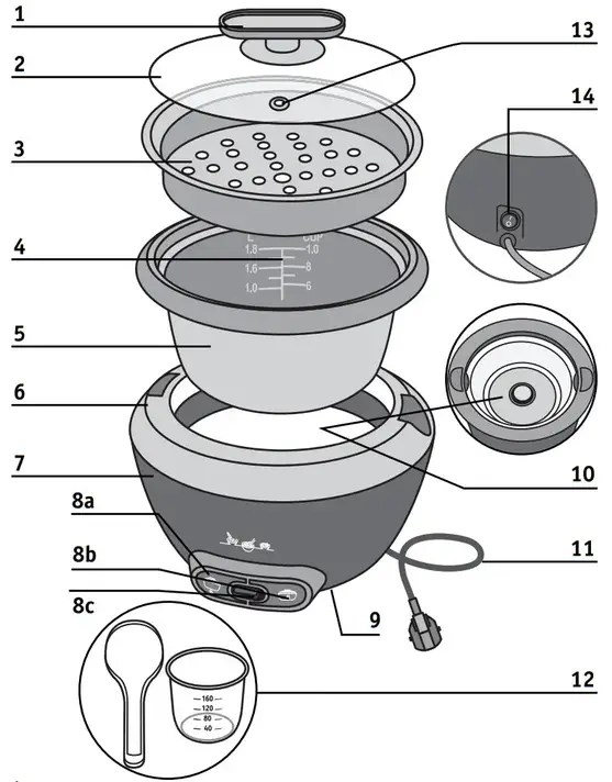 Tefal RK1568UK Rice Cooker Manual ItsManual