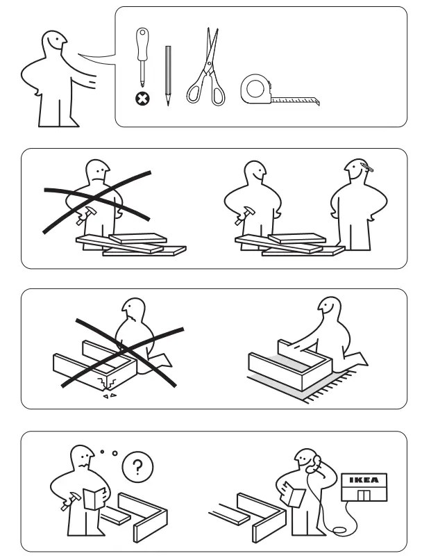 IKEA UPPLEVA Wall Bracket for TV Manual ItsManual