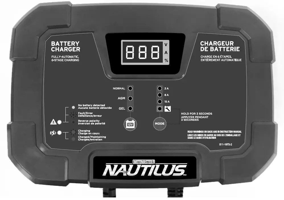 NAUTILUS 01119732 Battery Charger Manual ItsManual