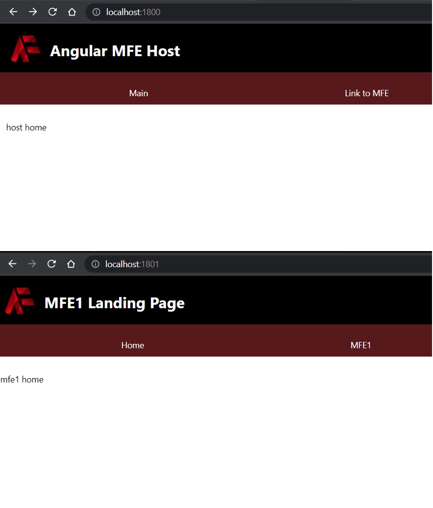 sharing common assets in angular’s module federation It's not a bug