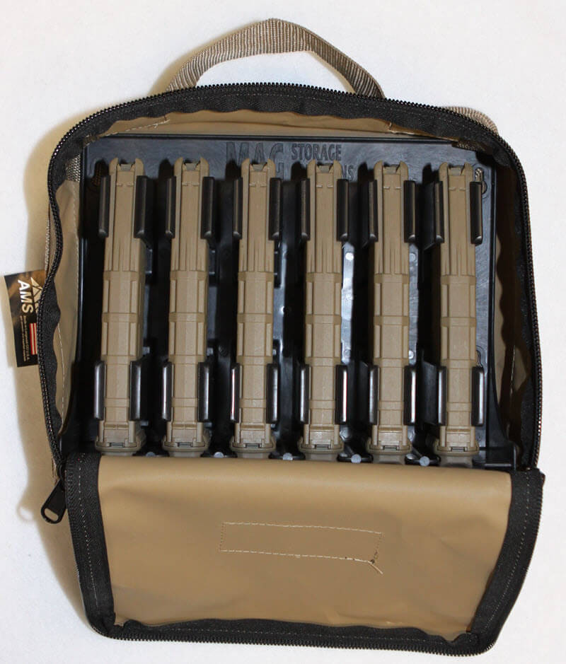 Mag Storage Solutions Stick N Go Bag AR15 (Tan) Its Not A Knife