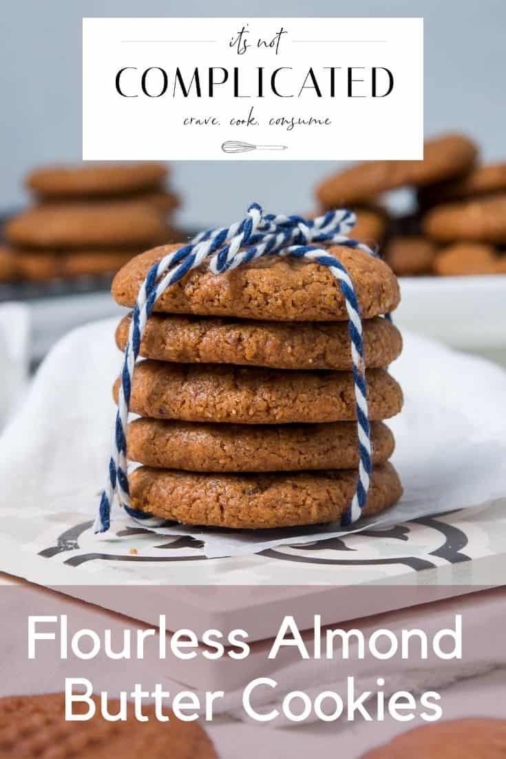 Flourless Almond Butter Cookies It's Not Complicated Recipes