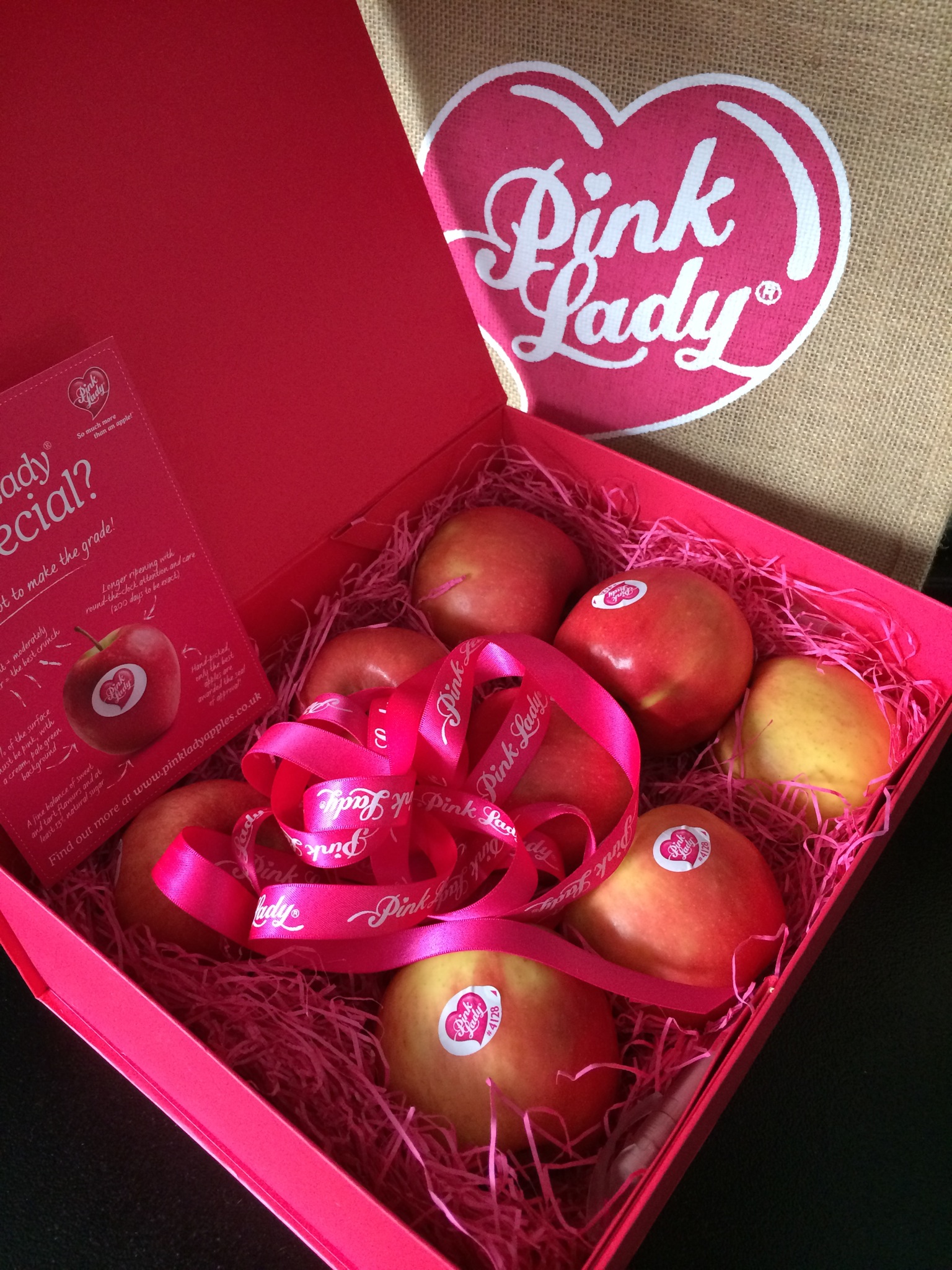 A feast of Pink Lady apples It's not easy being greedy