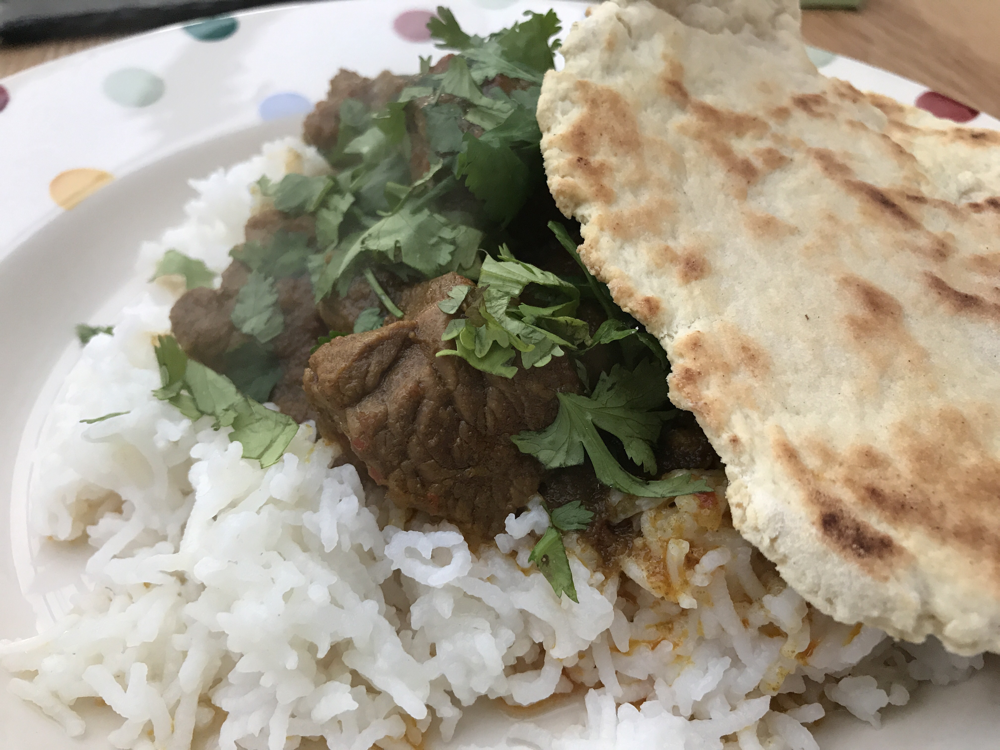 Cookbook challenge Nadiya Hussain lamb bhuna with garlic naan It's