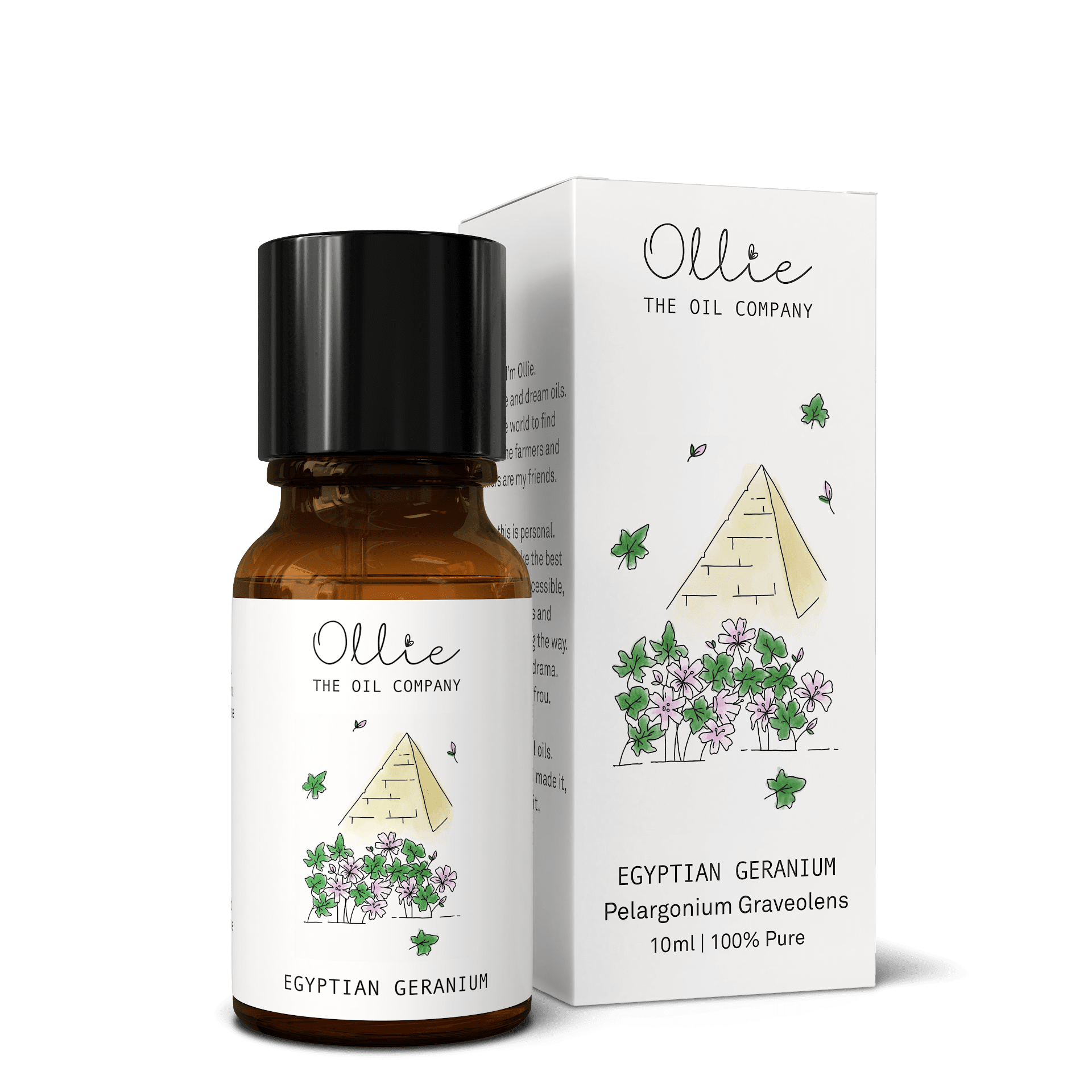 Ollie's Pure and Organic Egyptian Geranium Essential Oil