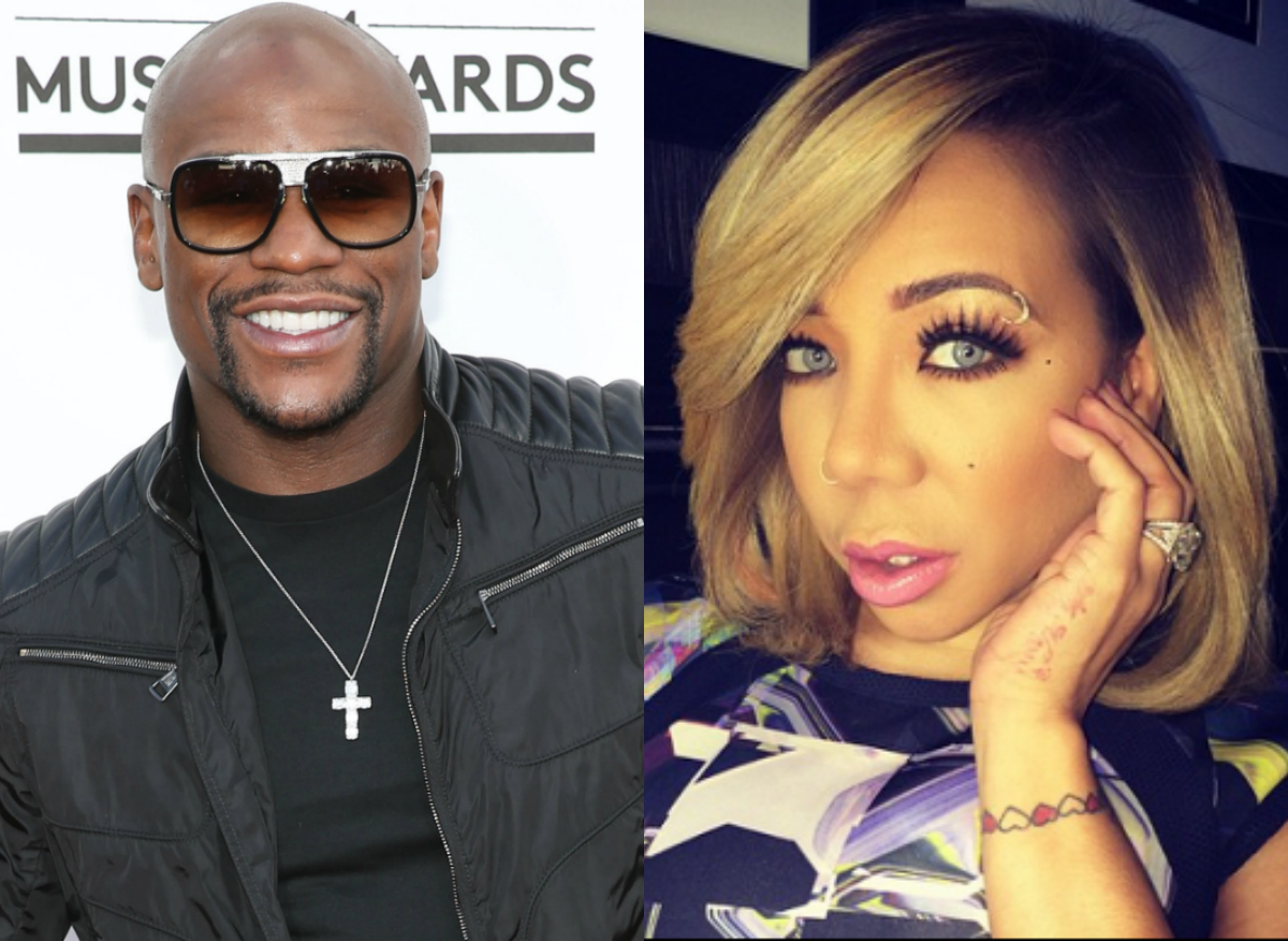 Tiny & Floyd Mayweather Dancing Together At Mariah Carey’s Halloween