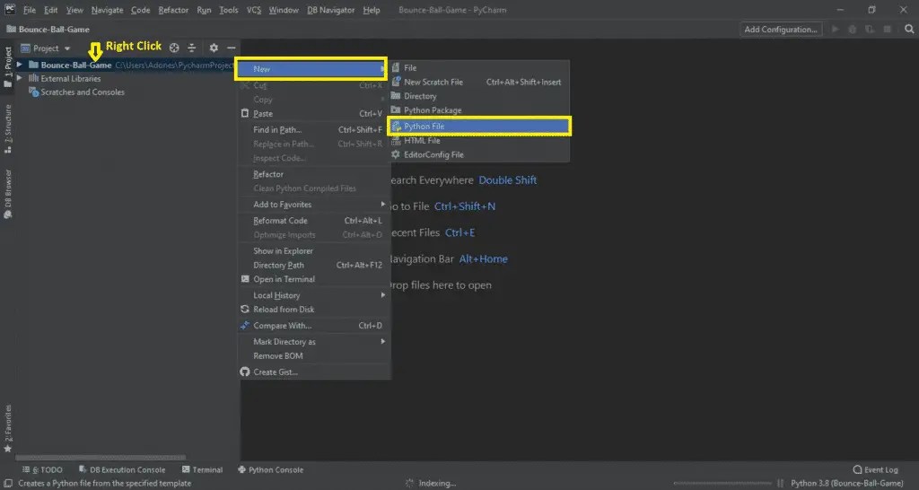 Simple Bouncing Ball Program in Python with Source Code 2022