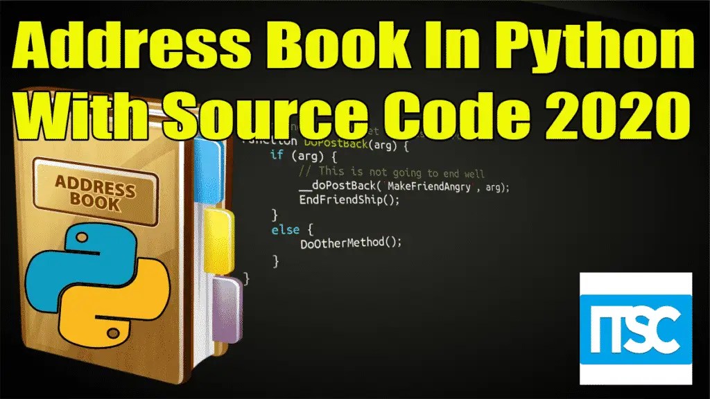Address Book In Python With Source Code Video DOWNLOAD Address Book In Python With Source Code Video DOWNLOAD