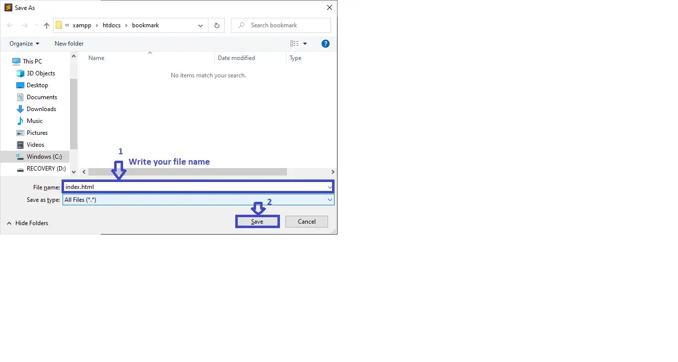 Bookmark Project in JavaScript with Source Code Video 2022