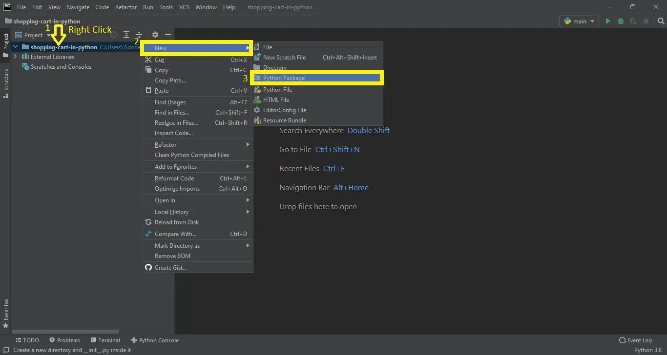 Shopping Cart in Python with Source Code