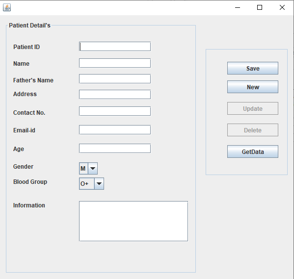 Project On Hospital Management System In Java With Source Code 2022