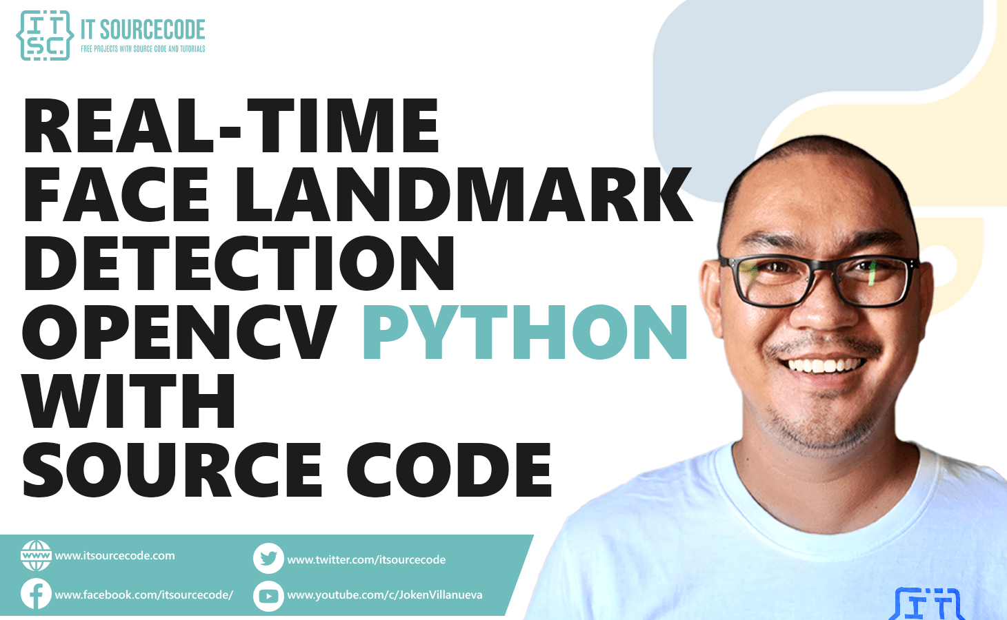 RealTime Face Landmark Detection OpenCV Python With Source Code RealTime Face Landmark Detection OpenCV Python With Source Code