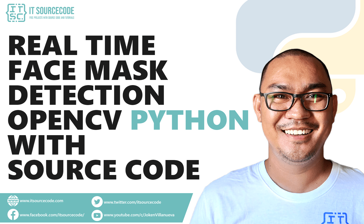 RealTime Face Mask Detection with OpenCV Python Source Code