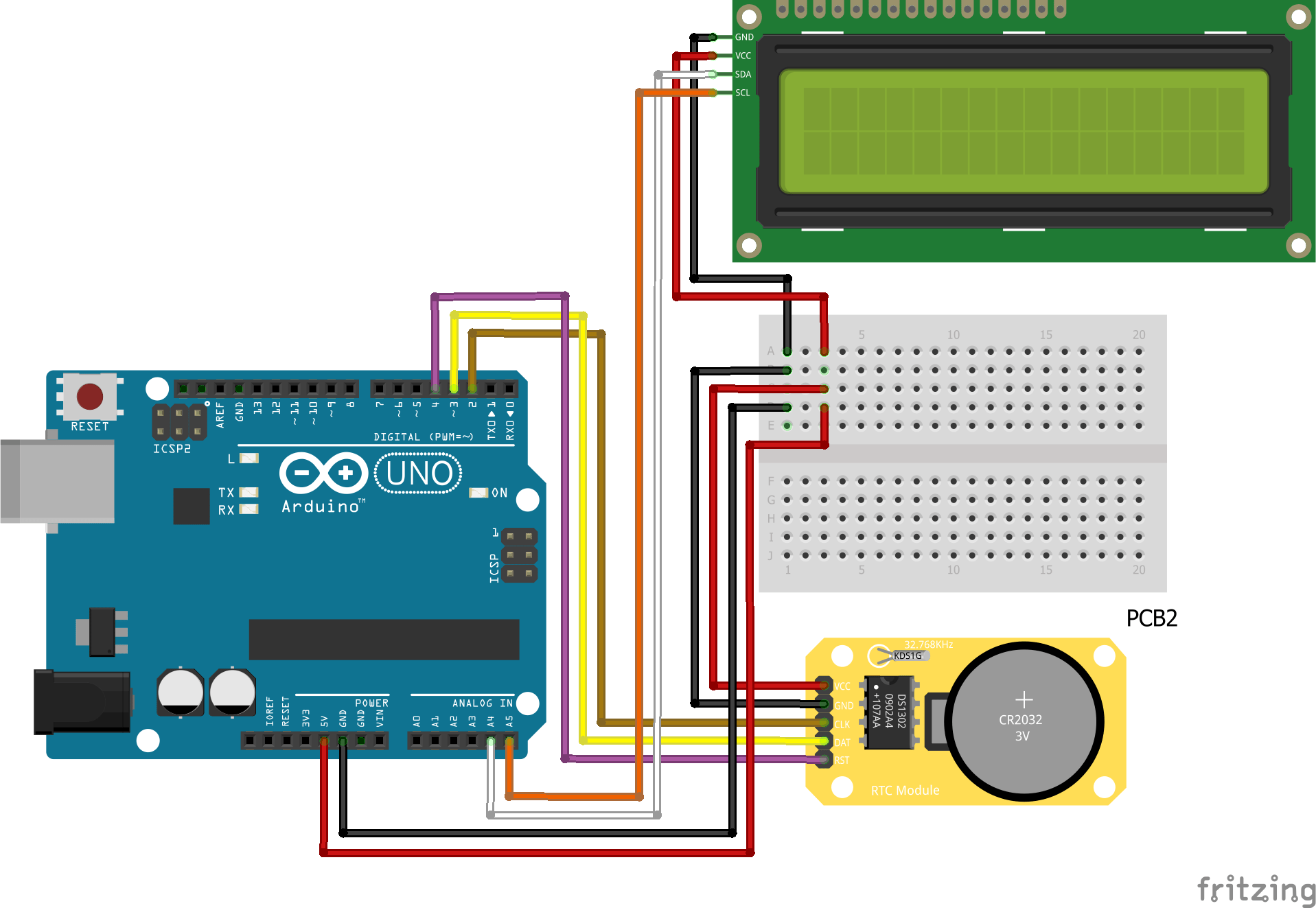 DS1302 Real Time Clock Module In Arduino