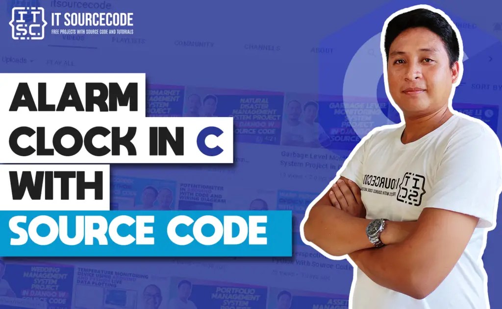 Alarm Clock Program in C with Source Code