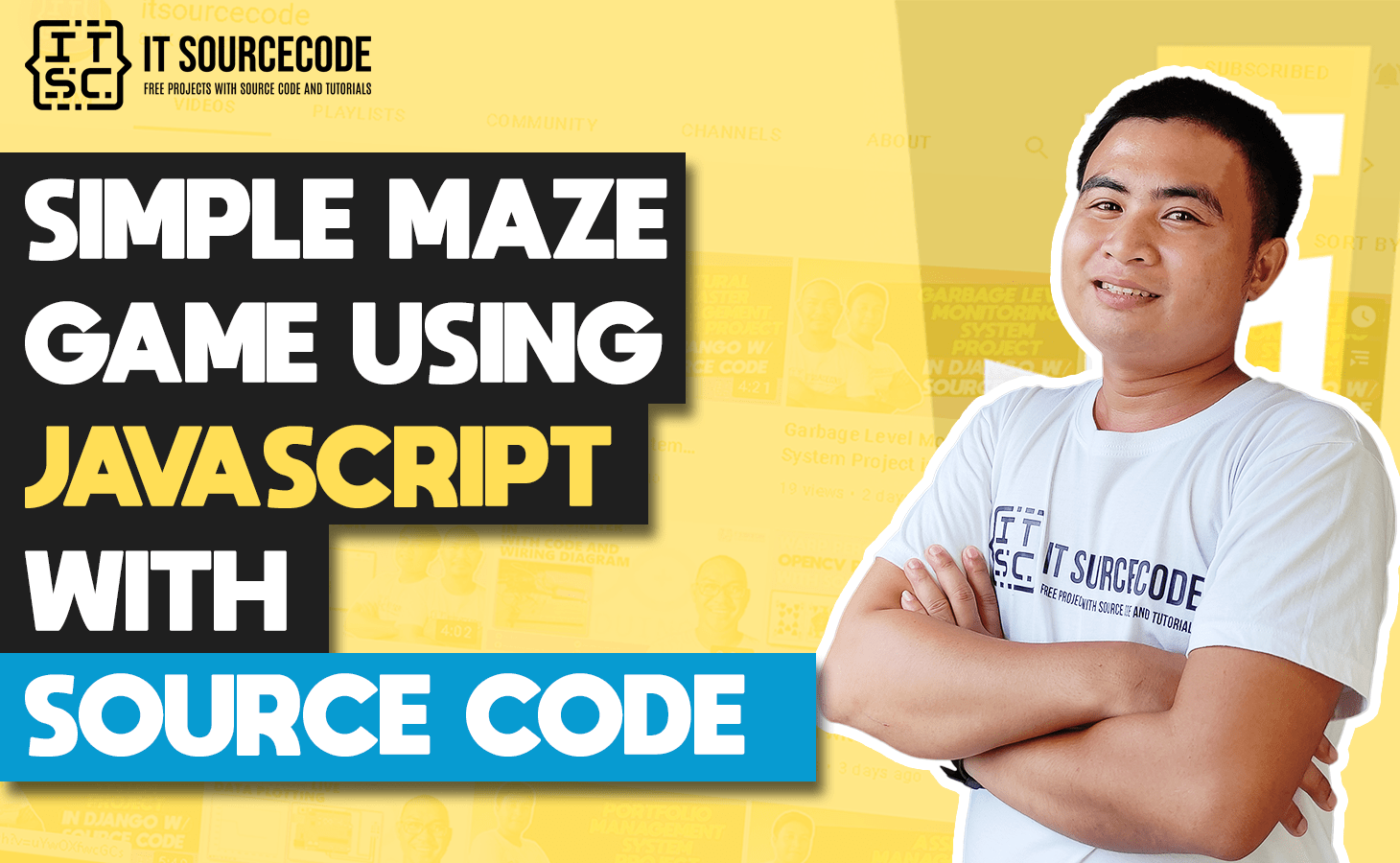 Simple Maze Game Using Javascript With Source Code VIDEO 2021