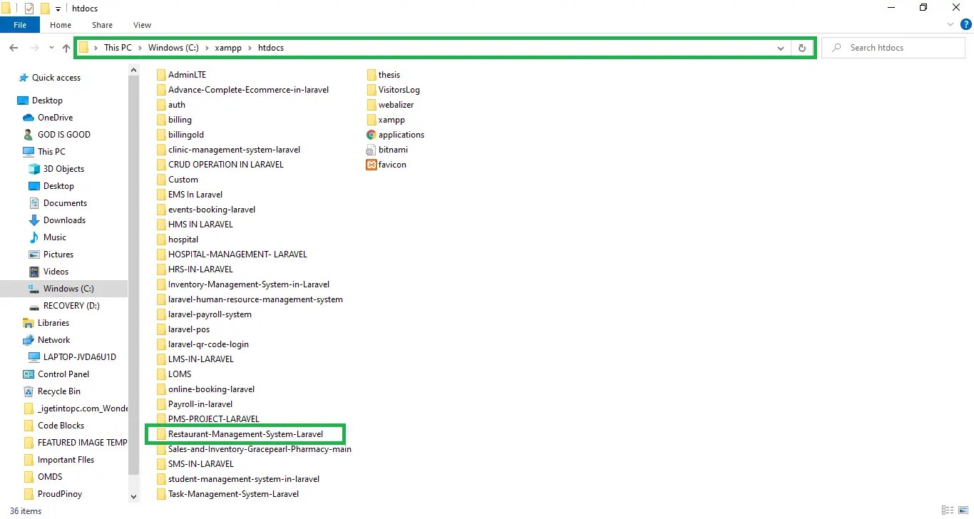 Laravel Restaurant Management System with Source Code