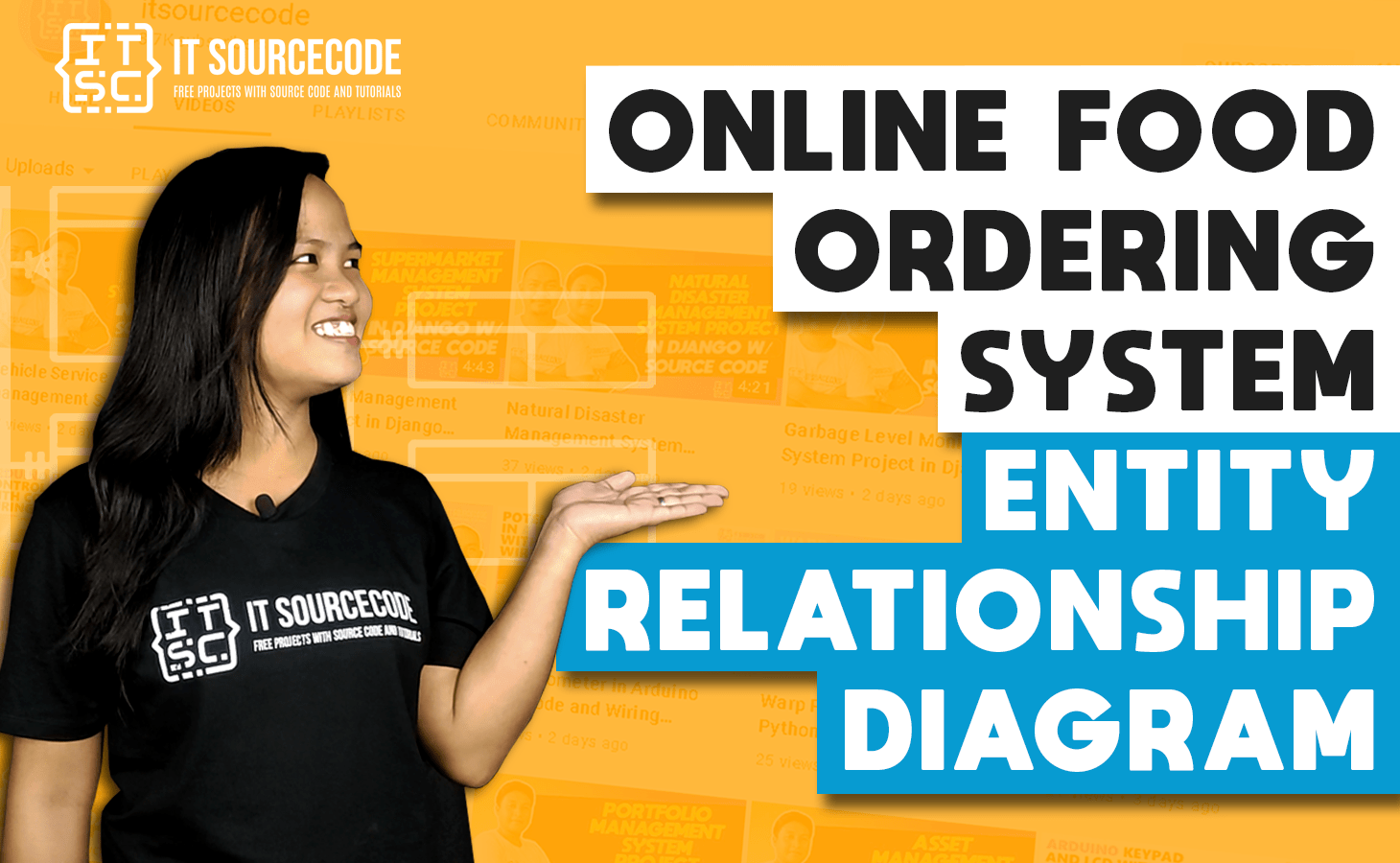 ER Diagram for Online Food Ordering System