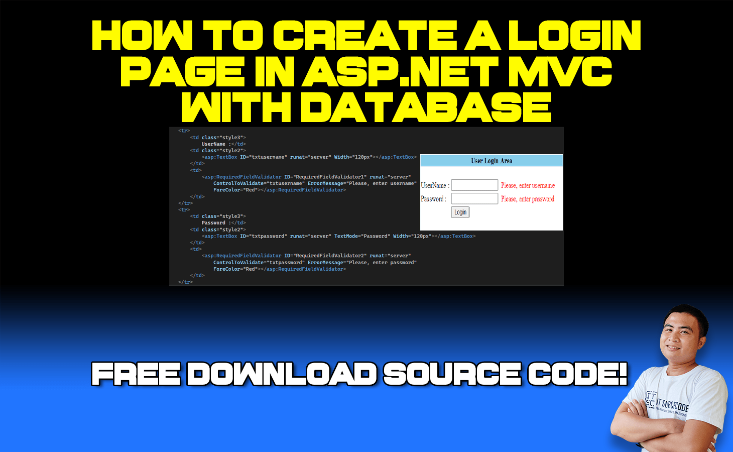 How to Create a Login Page in MVC with Database
