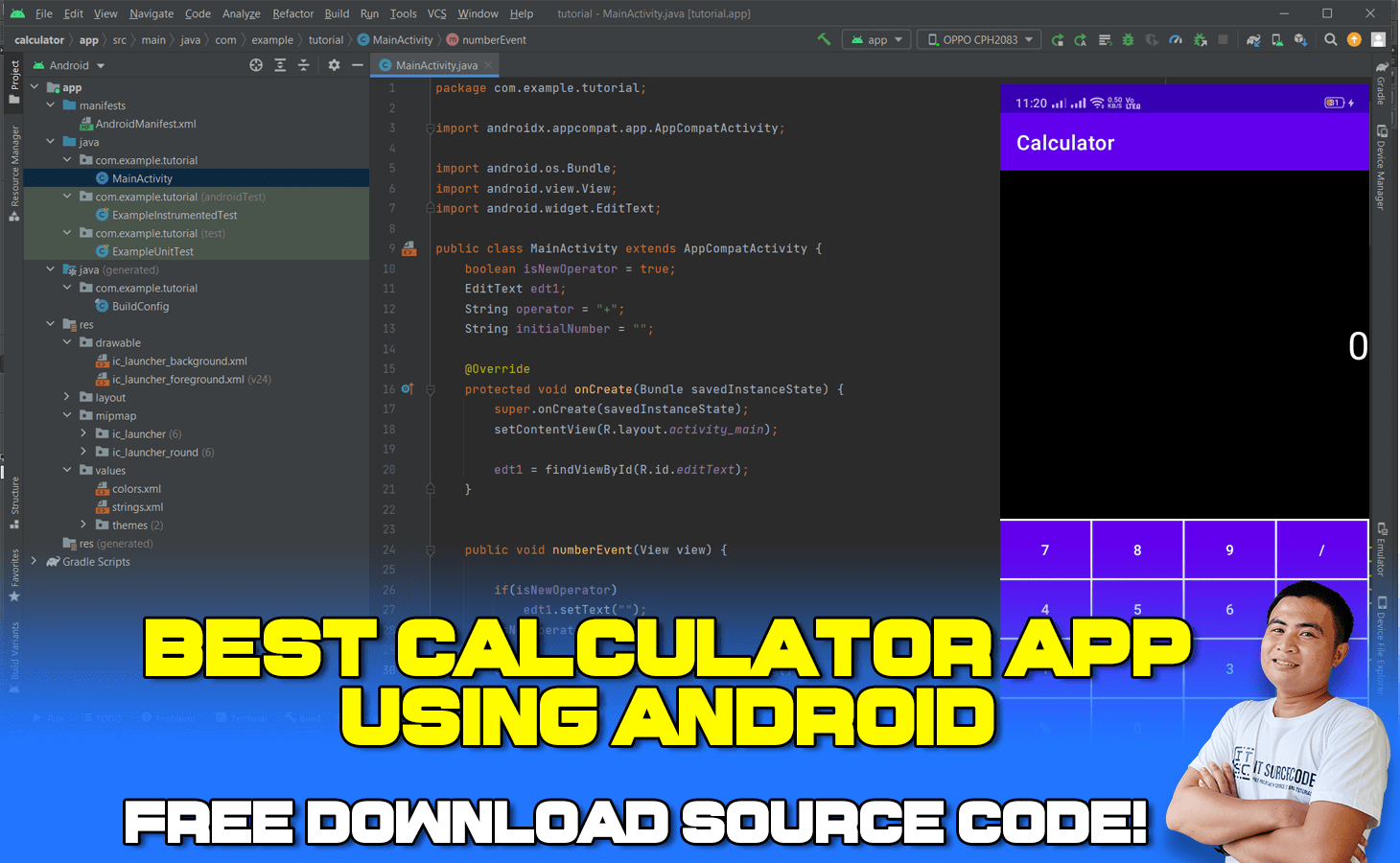 Best Calculator Android App with Source Code FREE DOWNLOAD
