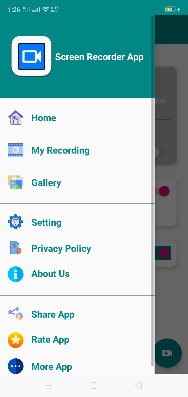 Best Screen Record App Android with Source Code 2022 FREE