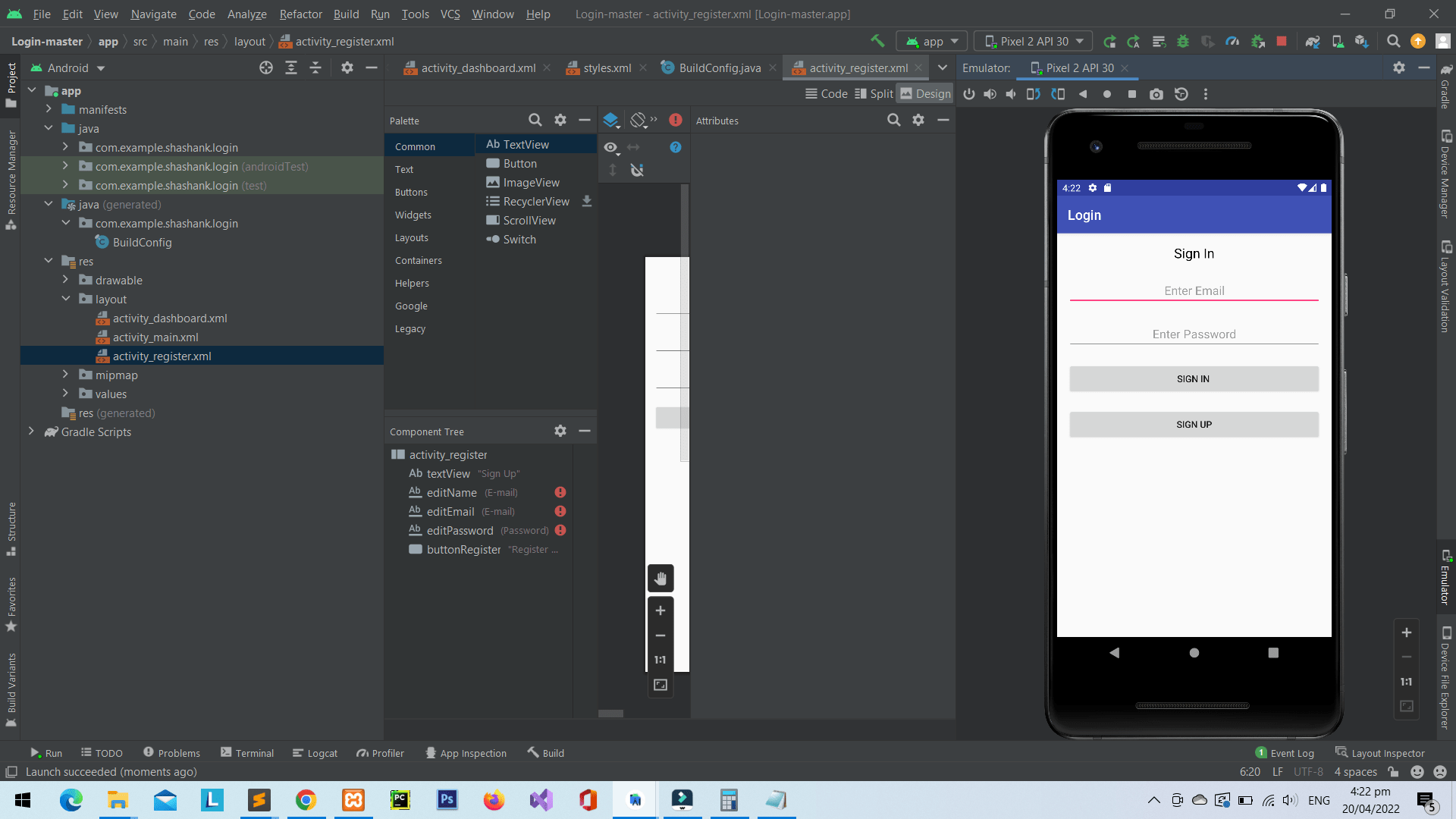 Login Page in Android Studio Source Code FREE DOWNLOAD