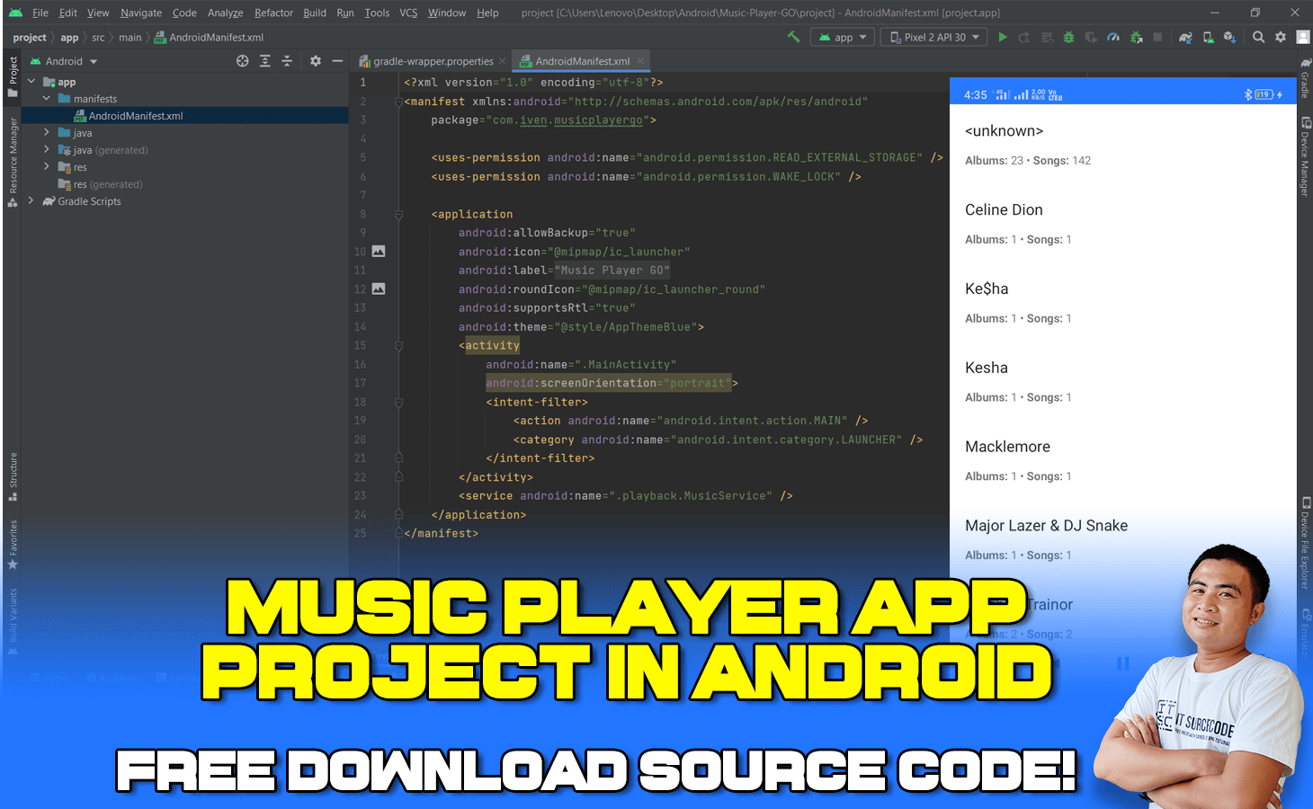 Music Player App In Android Studio With Source Code 2022 FREE