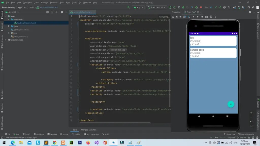 Reminder App in Android with Source Code FREE DOWNLOAD