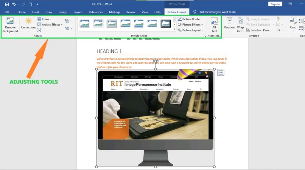 How To Use Graphics In Word