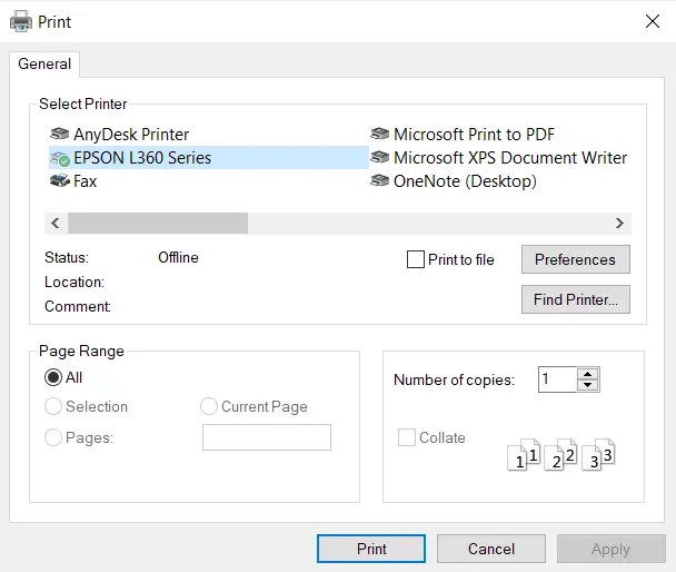 Print Dialog Box in Properties, Methods and Events