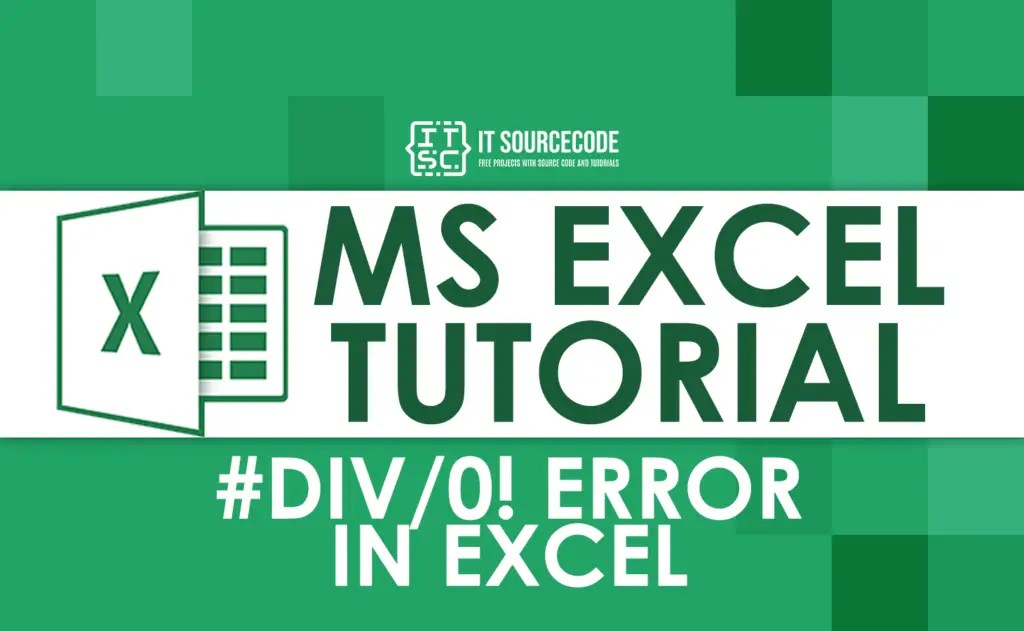 How To Fix DIV/0 Error In Excel With Easy Formula!
