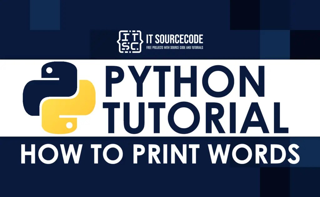 How To Print Words Python With Examples