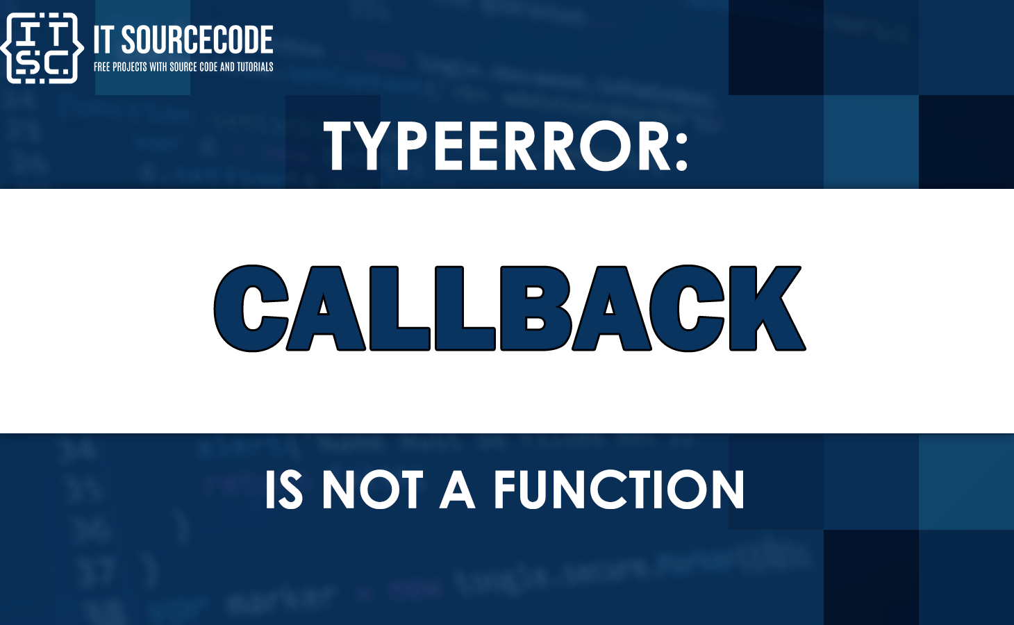 Typeerror callback is not a function [SOLVED]