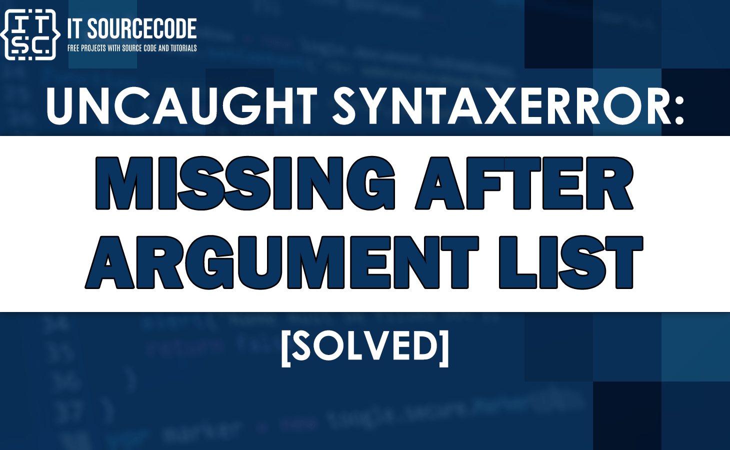 Uncaught syntaxerror missing after argument list [SOLVED]
