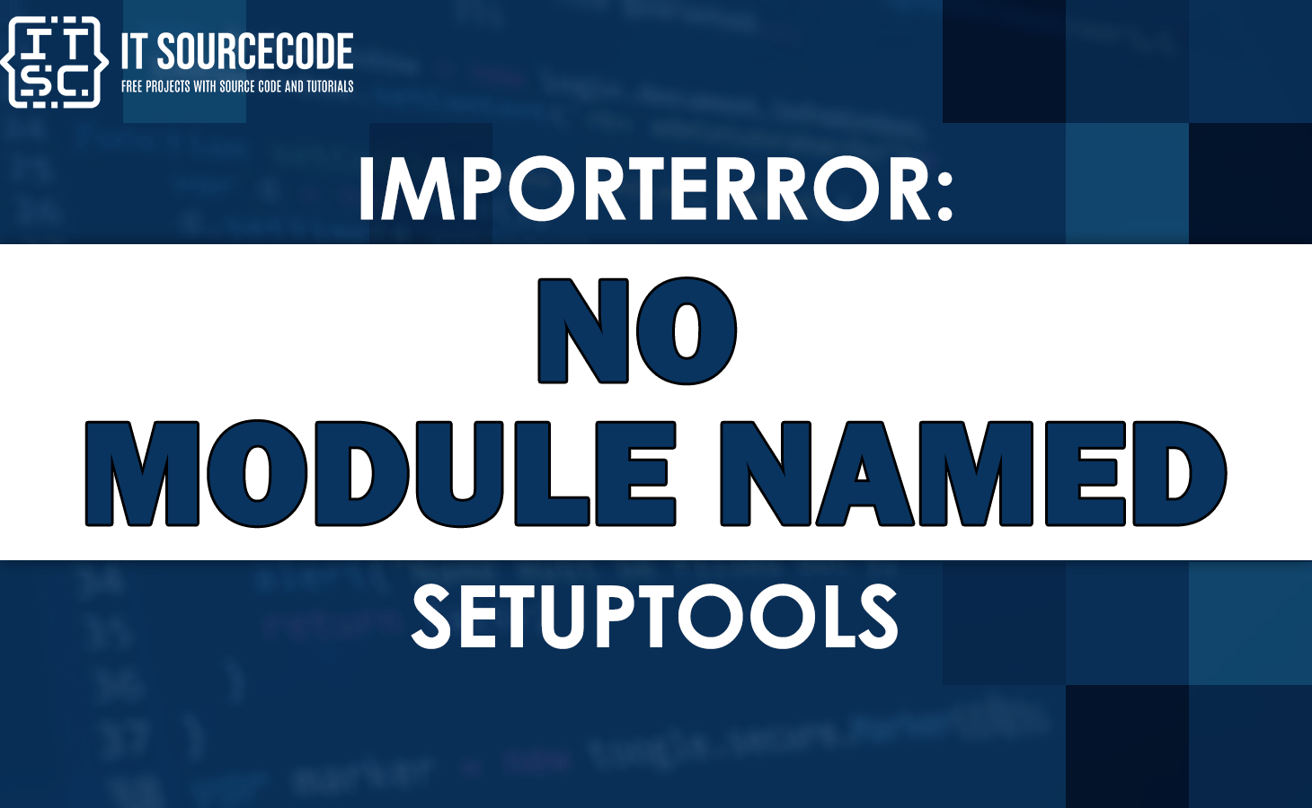 Importerror no module named setuptools [SOLVED]