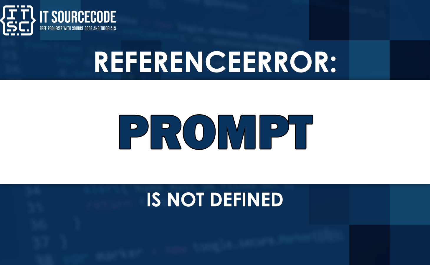 Referenceerror prompt is not defined [SOLVED]