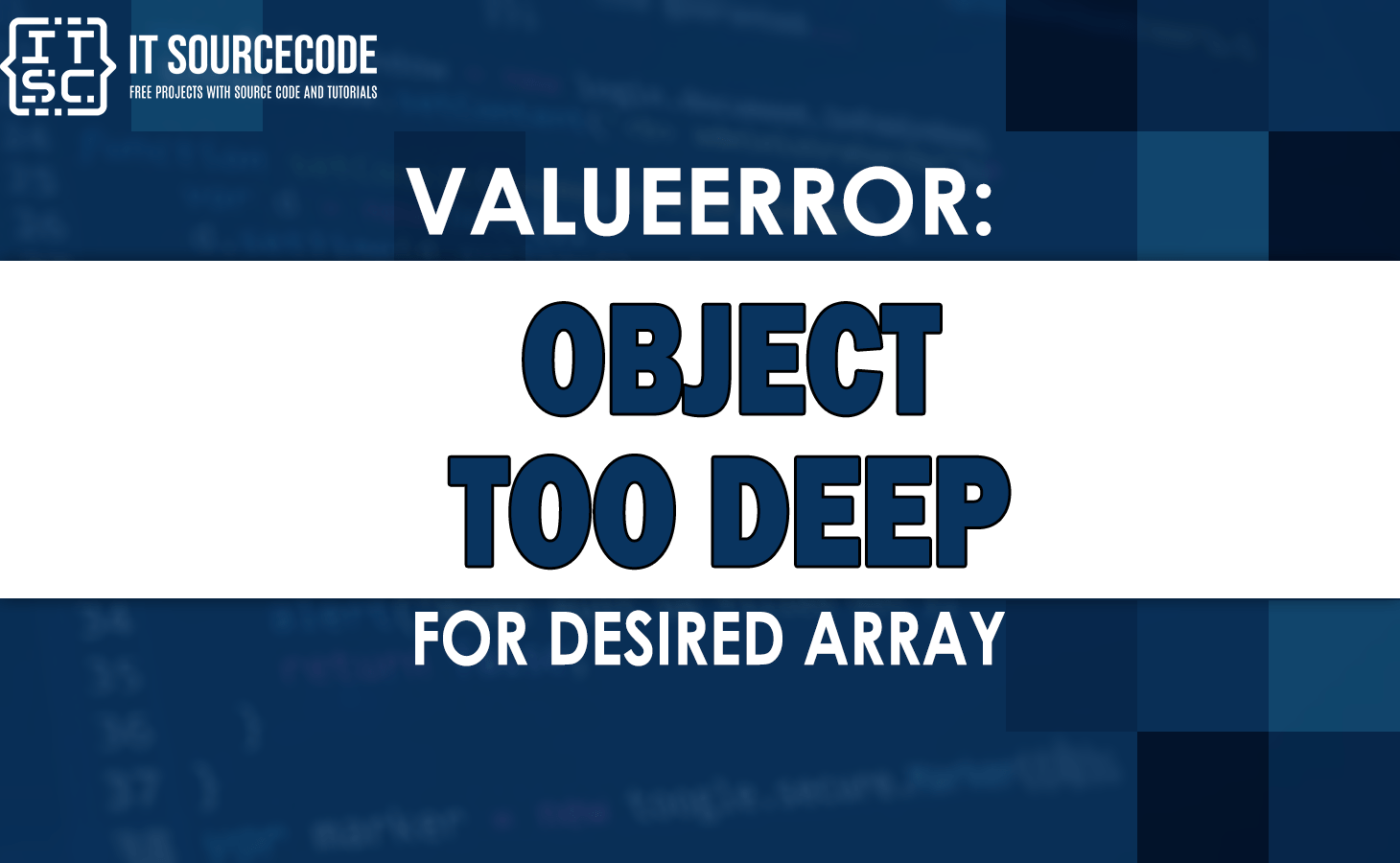 Valueerror object too deep for desired array [SOLVED]