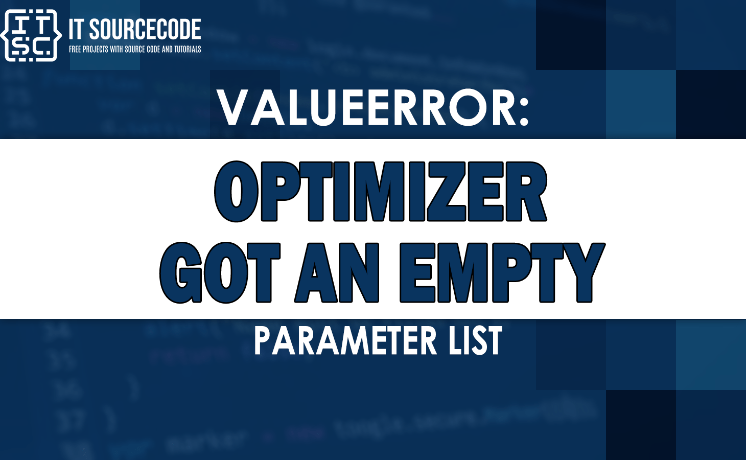Valueerror optimizer got an empty parameter list [SOLVED]
