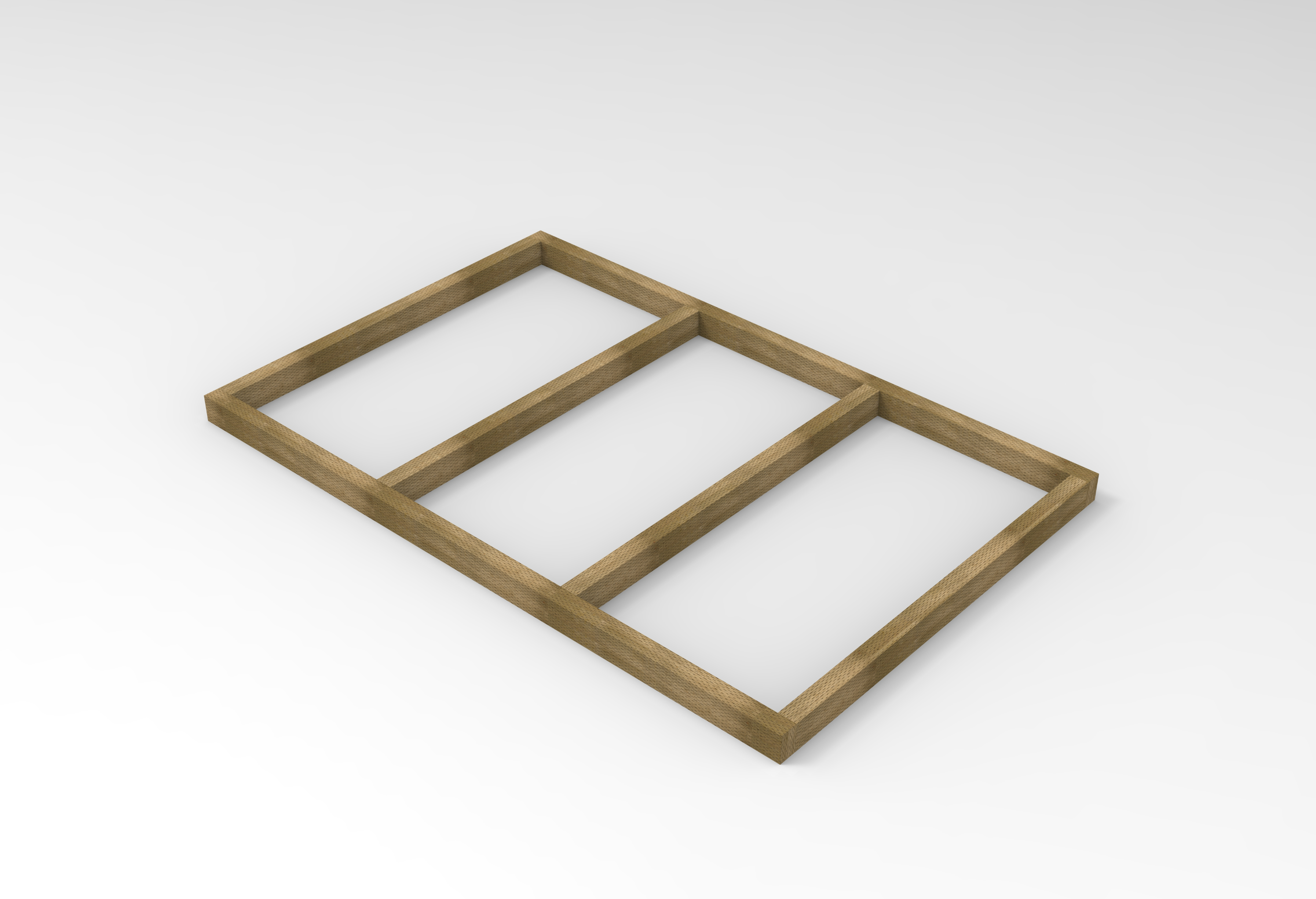 6x4 Shed Base Pressure Treated FSC® certified (Installed) Plane & Simple