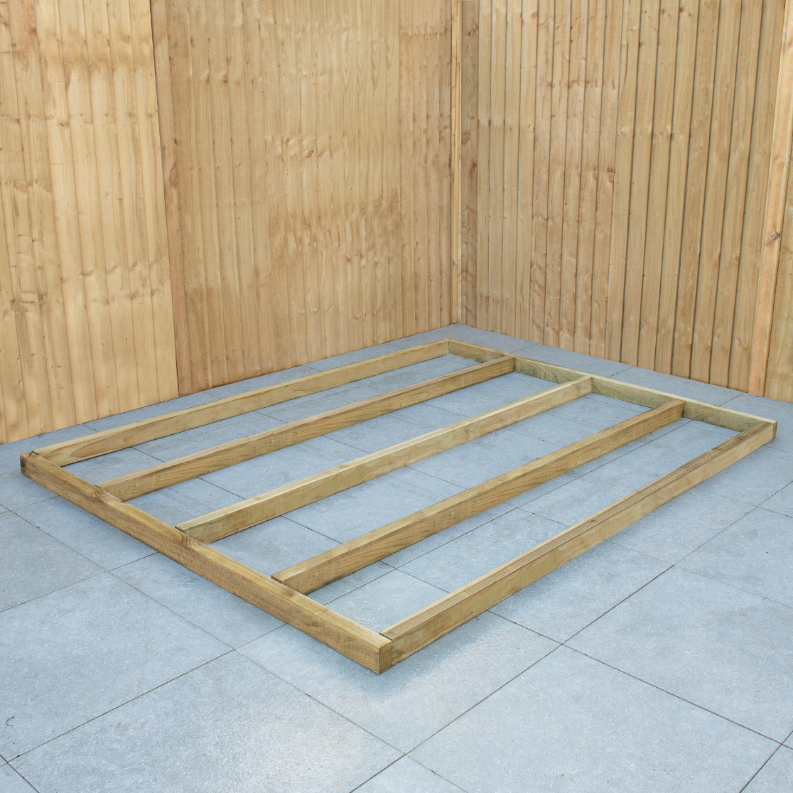8x6 Shed Base Pressure Treated FSC® certified (Installed) Plane & Simple