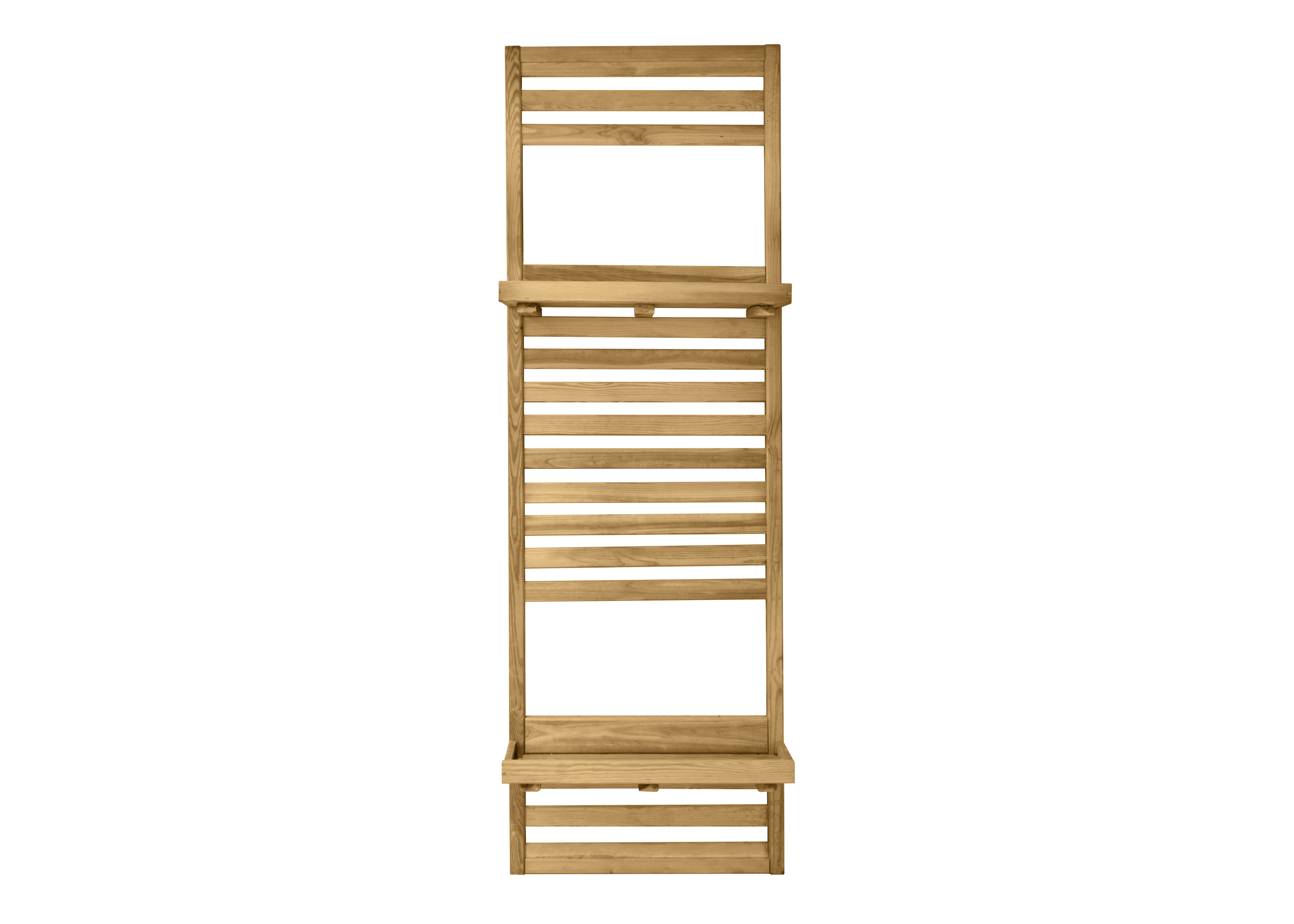 Slatted Wall Planter 2 Shelf FSC® certified (Home Delivery) Plane