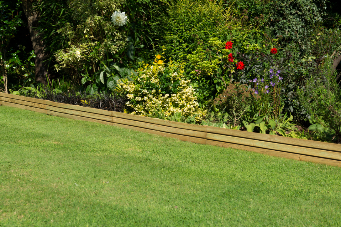 Slatted Edging 120cm FSC® certified (Home Delivery) Plane & Simple