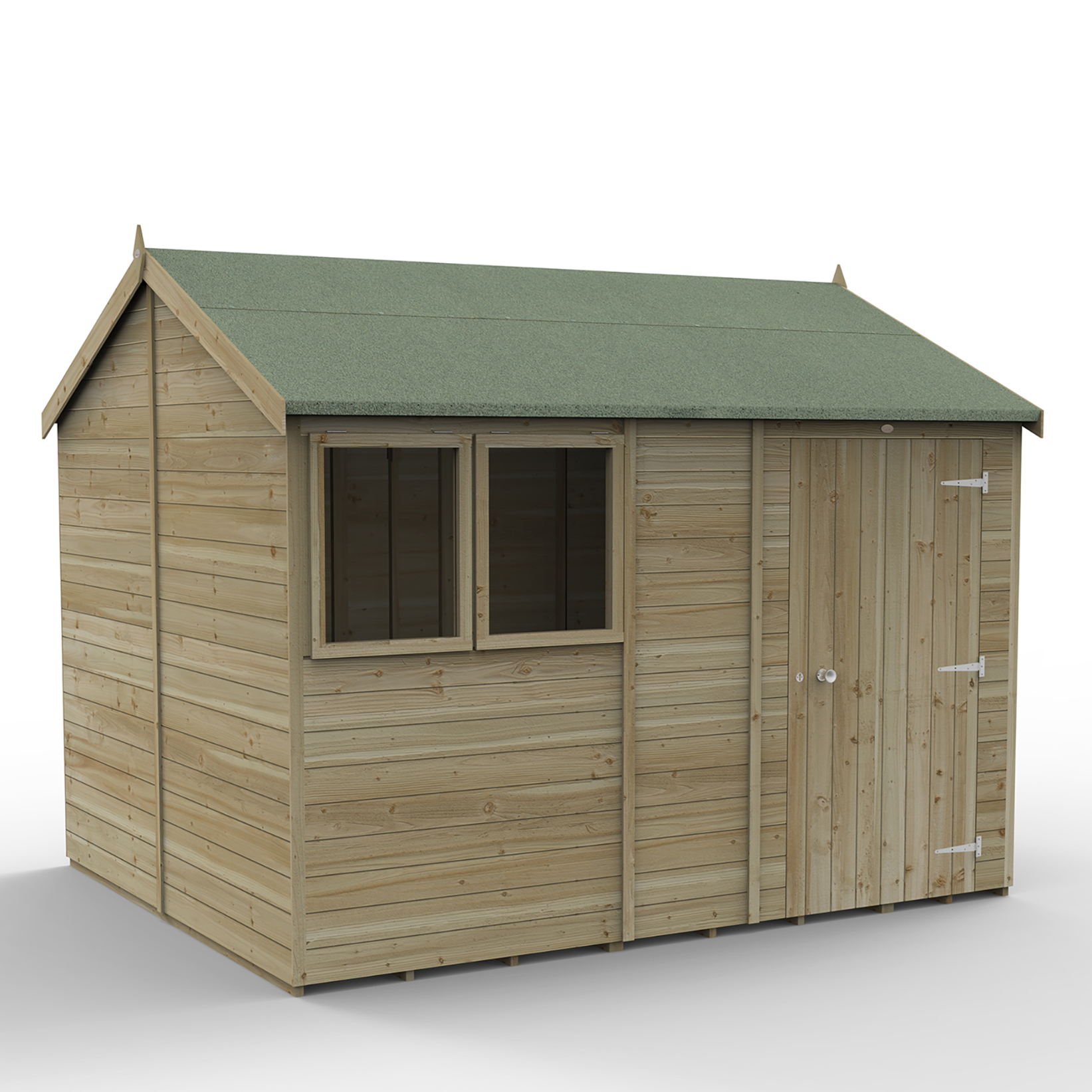Timberdale 10 X 8 Reverse Apex Shed FSC® certified (Home Delivery