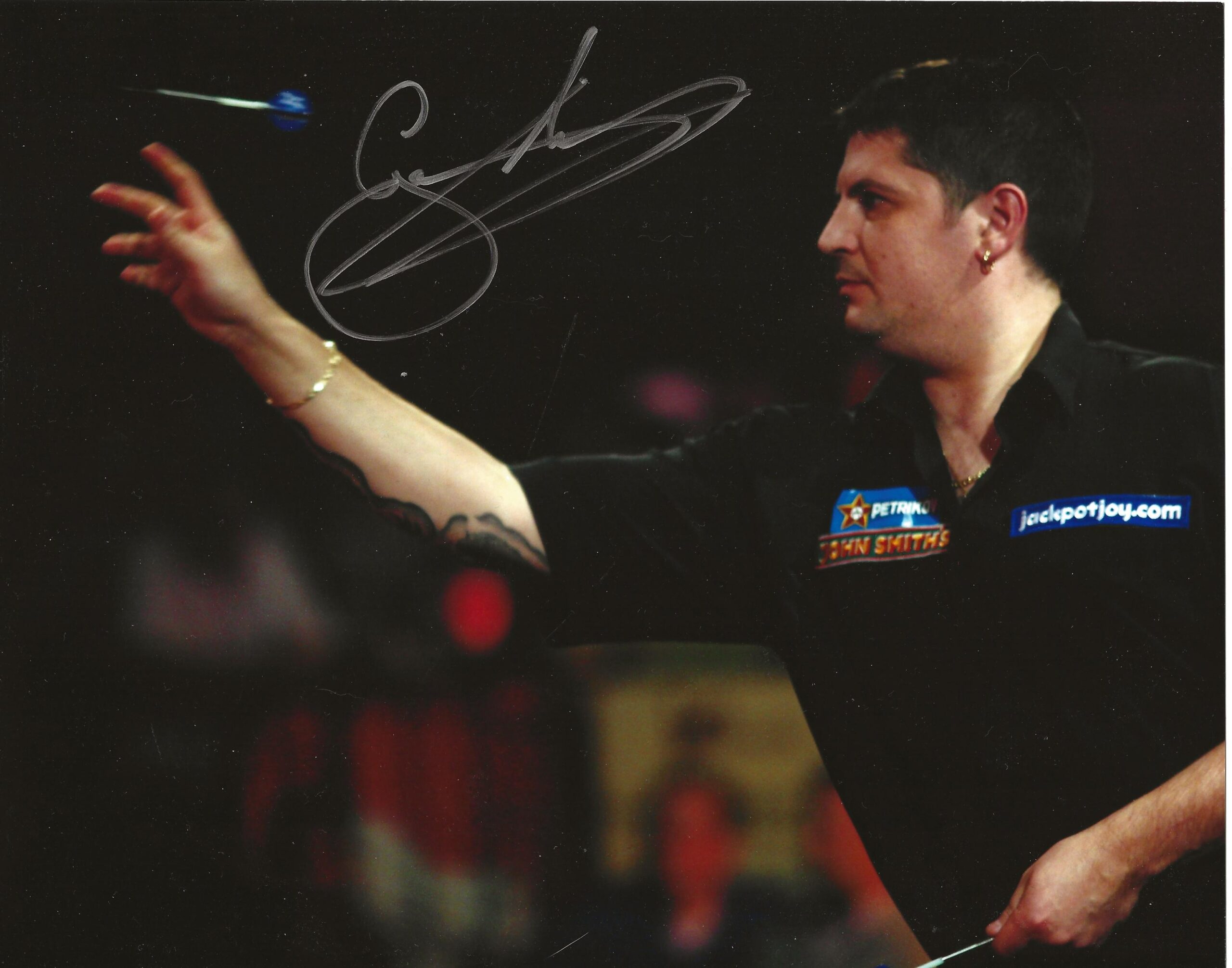 Signed Gary Anderson Darts Photo Its Signed Memorabilia