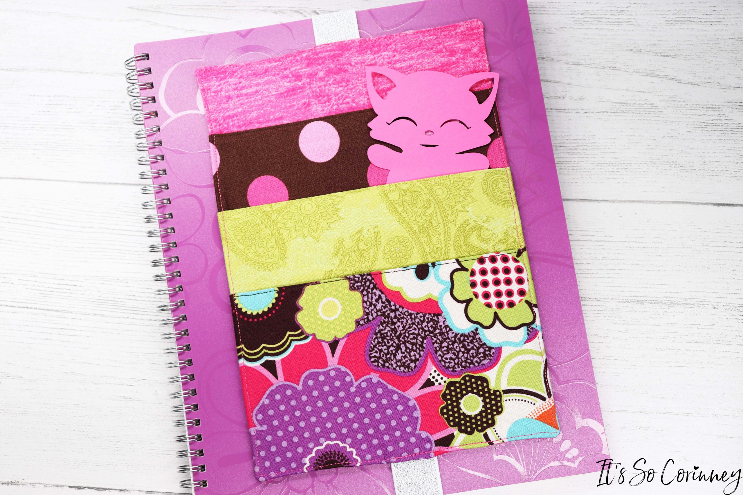 Planner Pocket Pouch Sewing Tutorial It's So Corinney